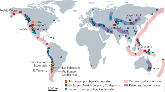 Crustal magmatic controls on the formation of porphyry copper deposits