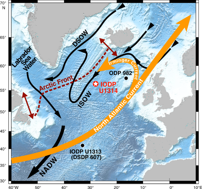 Latest Pliocene Northern Hemisphere Glaciation Amplified By Intensified Atlantic Meridional Overturning Circulation Communications Earth Environment
