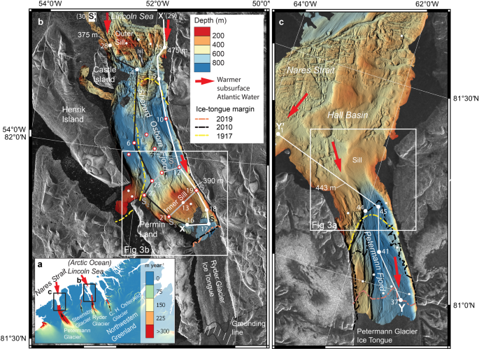 Ryder Glacier In Northwest Greenland Is Shielded From Warm Atlantic Water By A Bathymetric Sill Communications Earth Environment