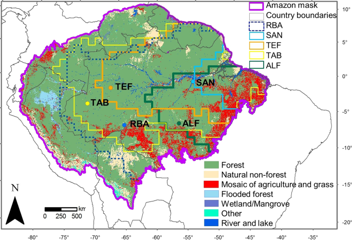 Amazon methane budget derived from multi-year airborne observations  highlights regional variations in emissions | Communications Earth &  Environment