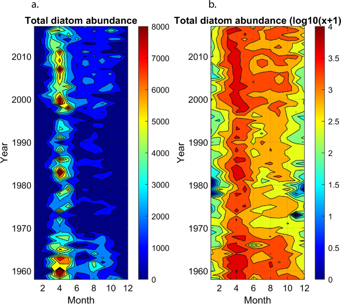 Climate variability and multi-decadal diatom abundance in the northeast atlantic