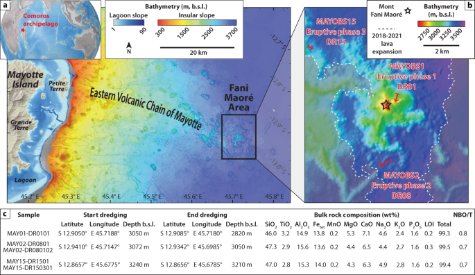 Metastable liquid immiscibility in the 2018–2021 fani maoré lavas as a mechanism for volcanic nanolite formation