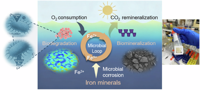 Iron concentration induces a biphasic response of glucose biodegradation by marine fungi