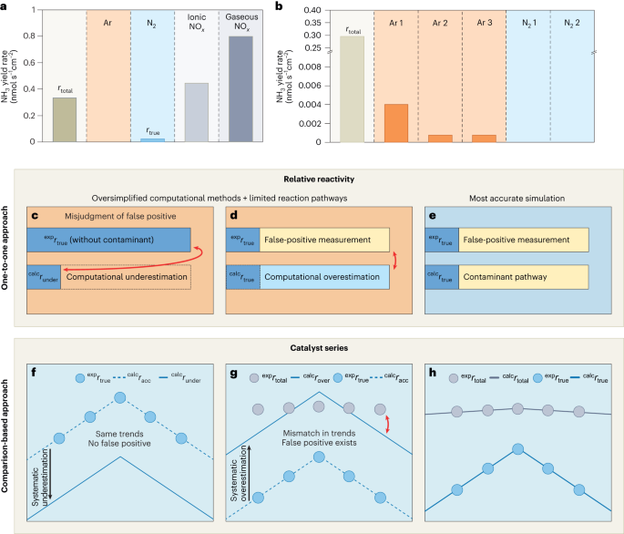 Fewer false positives in electrocatalytic nitrogen reduction by synergizing theory and experiment