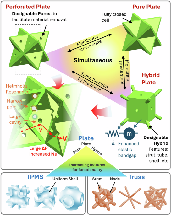 Plate lattices: advanced architectures for multifunctionality - npj Metamaterials