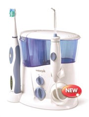 toothbrush with flosser in one