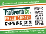 Chewing gum added to fresh breath kit