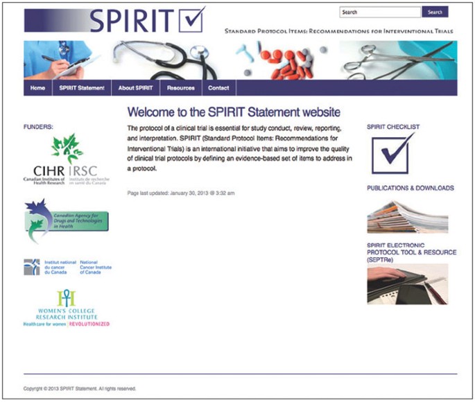 SPIRIT 2013 | Evidence-Based Dentistry