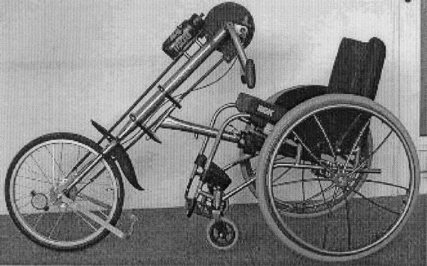 paraplegic handcycle