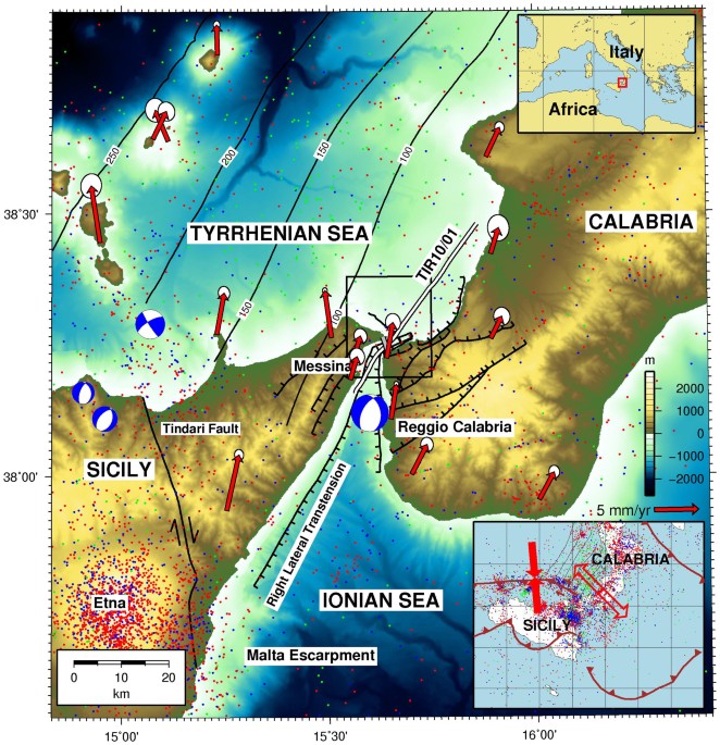 The tectonic puzzle of the Messina area (Southern Italy): Insights from new  seismic reflection data | Scientific Reports