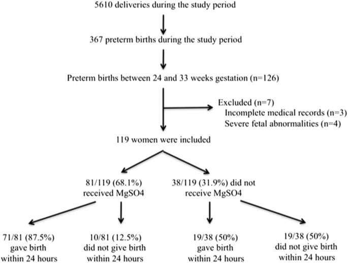 Implementation of an antenatal magnesium sulfate protocol for fetal  neuroprotection in preterm infants | Scientific Reports