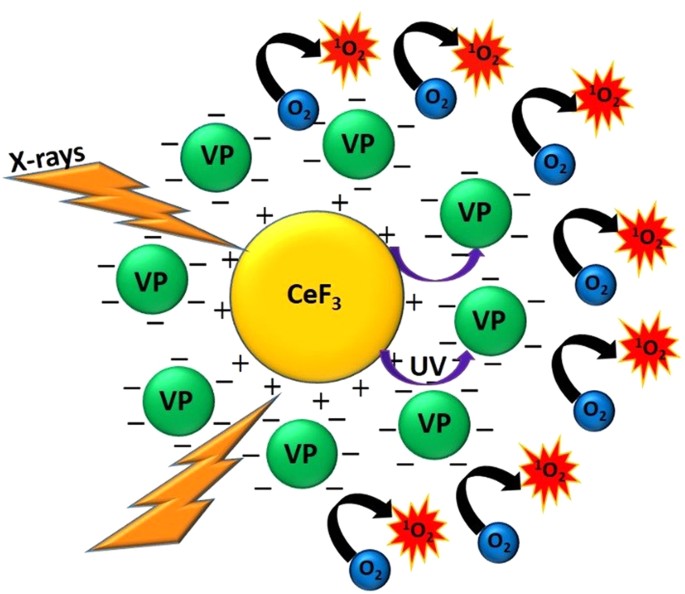 X Ray Induced Singlet Oxygen Generation By Nanoparticle Photosensitizer Conjugates For Photodynamic Therapy Determination Of Singlet Oxygen Quantum Yield Scientific Reports