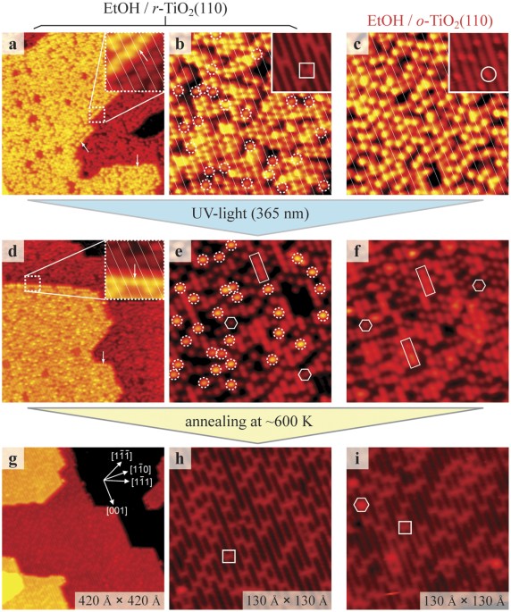 Unravelling Site Specific Photo Reactions Of Ethanol On Rutile Tio 2 110 Scientific Reports