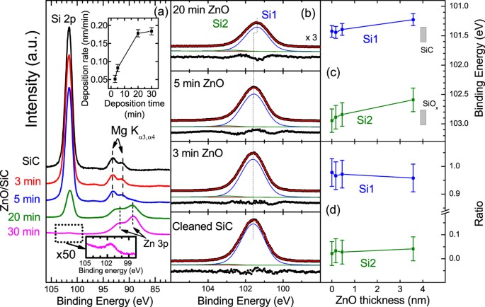 The Isotype Zno Sic Heterojunction Prepared By Molecular Beam Epitaxy A Chemical Inert Interface With Significant Band Discontinuities Scientific Reports
