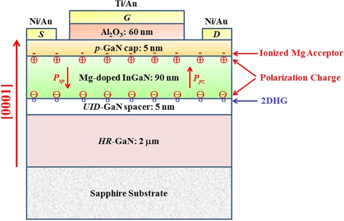 P-Channel InGaN/GaN heterostructure metal-oxide-semiconductor field effect  transistor based on polarization-induced two-dimensional hole gas |  Scientific Reports