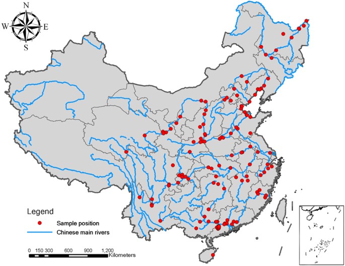 Rivers In China Map Control Factors And Scale Analysis Of Annual River Water, Sediments And  Carbon Transport In China | Scientific Reports