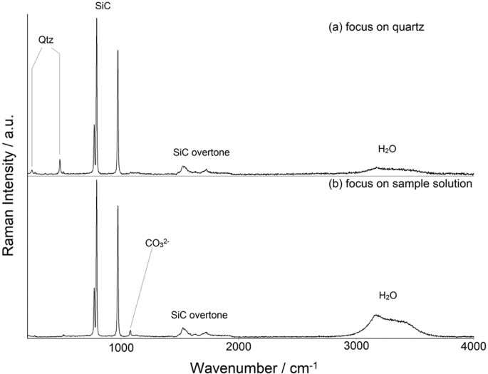 The influence of ionic strength on carbonate-based spectroscopic barometry  for aqueous fluids: an in-situ Raman study on Na2CO3-NaCl solutions |  Scientific Reports