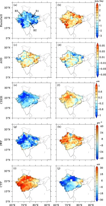 Contrasting influences of aerosols on cloud properties during deficient and abundant monsoon years
