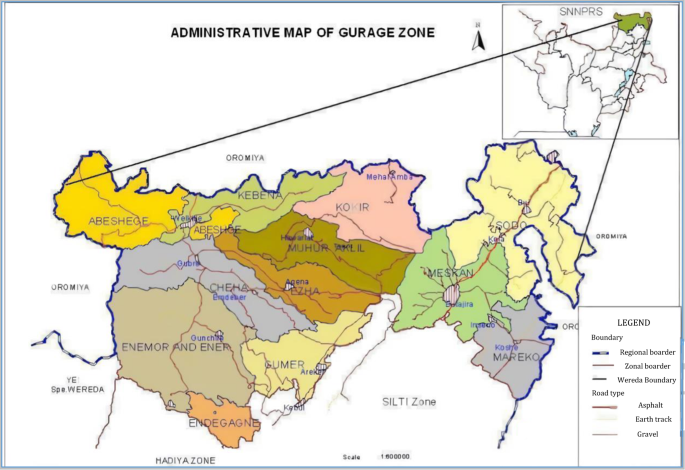 Map Of Gurage Zone Cultural, Economic, And Symbolic Value Of The Enset Crop In Sebat-Bet  Guraghe, Southwest Ethiopia: A Qualitative Study | Humanities And Social  Sciences Communications