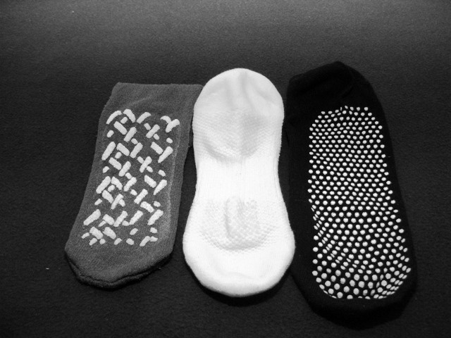 Are non-slip socks really 'non-slip'? An analysis of slip