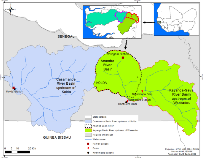 Hydrometric stations in arid zones