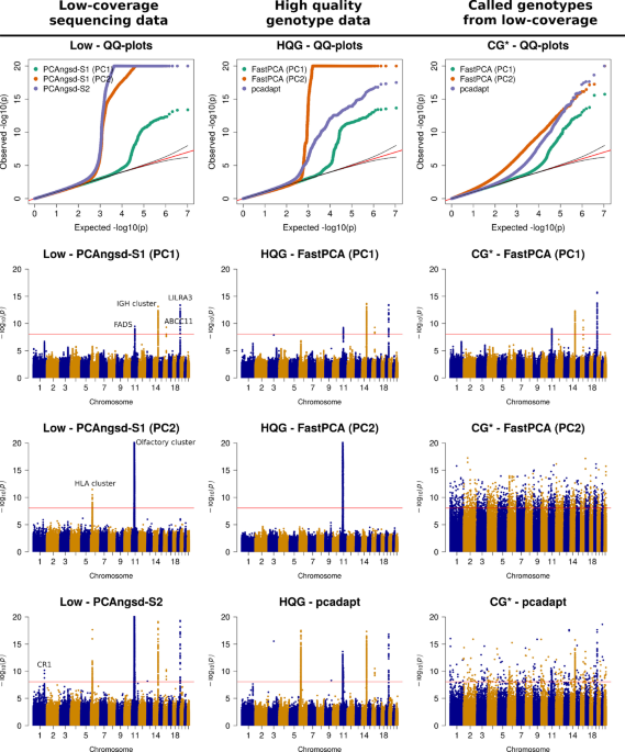 Detecting selection in low-coverage high-throughput sequencing