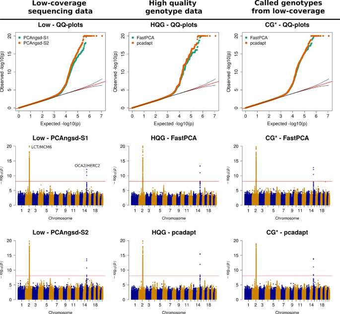 Detecting selection in low-coverage high-throughput sequencing