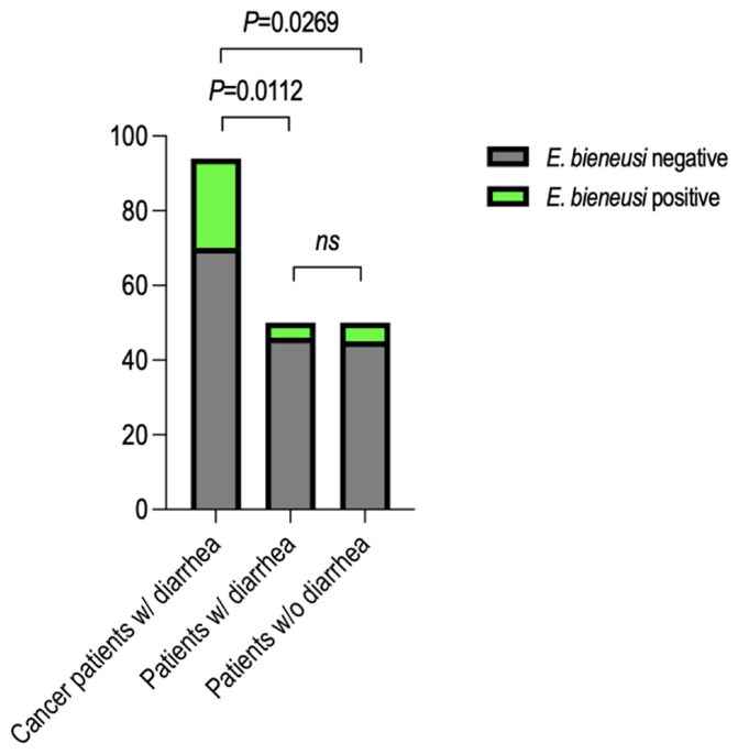 Molecular prevalence and genotypes of Enterocytozoon bieneusi in cancer patients under chemotherapy in Aegean region of Türkiye