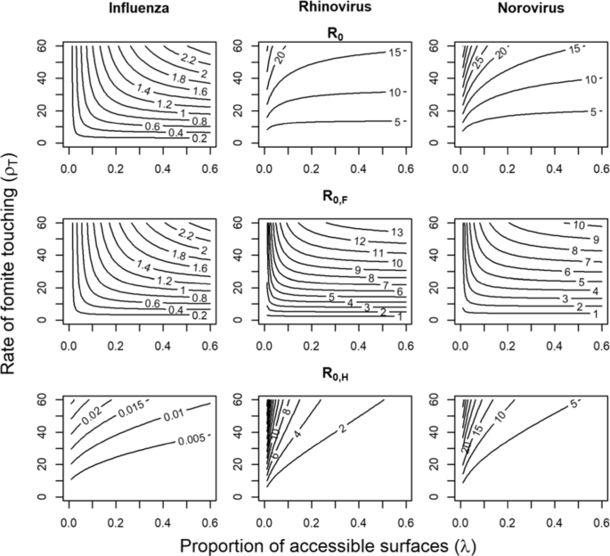 Occurrence of Human Viruses on Fomites in the Environment: A