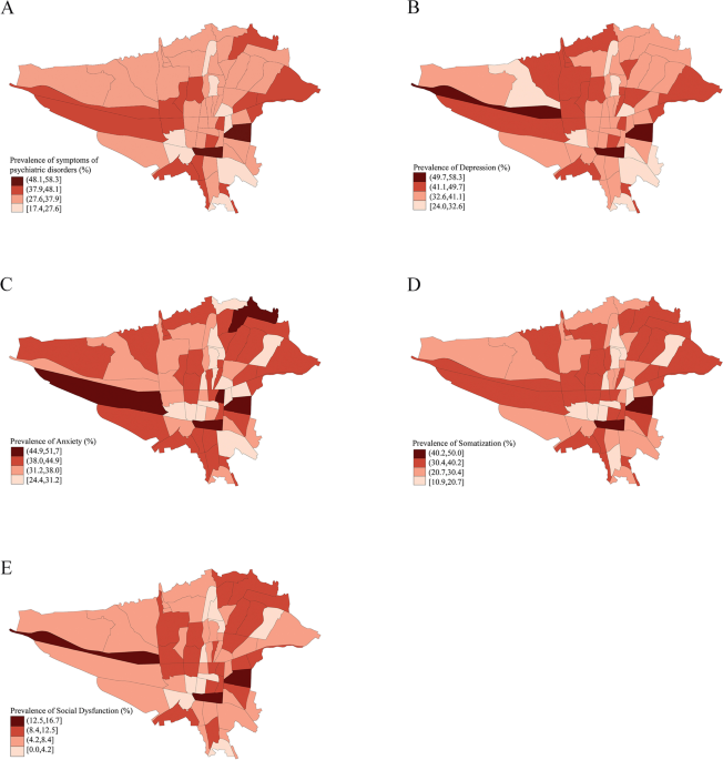 Prevalence of psychological distress and mental disorders, and use of mental  health services in the epidemiological catchment area of Montreal  South-West, BMC Psychiatry