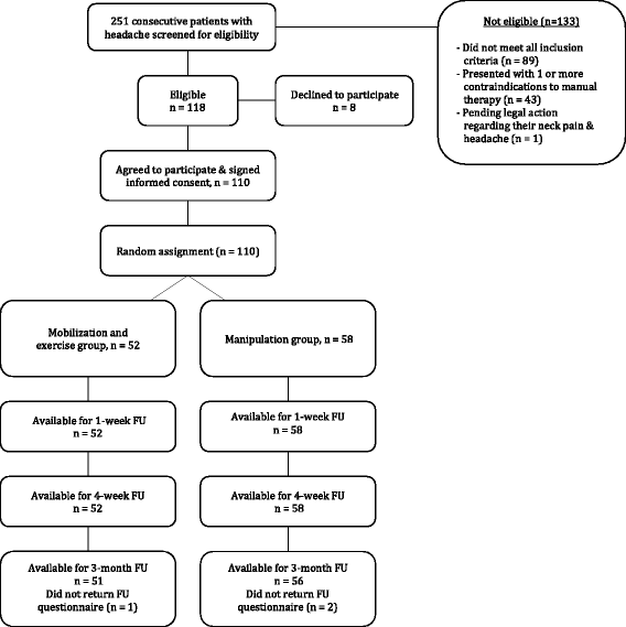 Upper cervical and upper thoracic manipulation versus mobilization and  exercise in patients with cervicogenic headache: a multi-center randomized  clinical trial, BMC Musculoskeletal Disorders