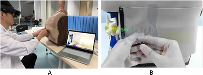 Lumbar Puncture Augmented Reality Training Mat