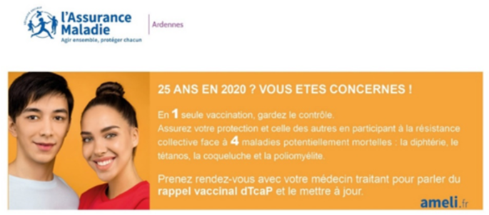 Impact of a dTcaP booster vaccine awareness campaign initiated by the  French national health insurance for adults aged 25 years in 2021 | BMC  Health Services Research | Full Text
