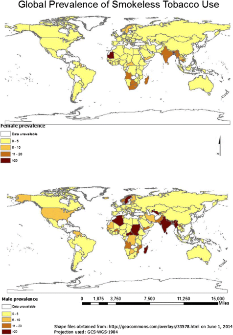 tobacco use worldwide Global burden of disease due to smokeless tobacco consumption in adults:  analysis of data from 113 countries | BMC Medicine