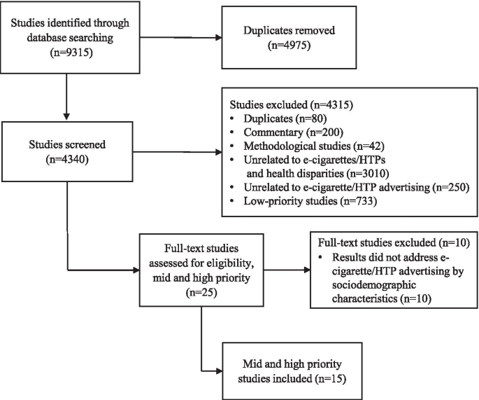 A scoping review on disparities in exposure to advertising for e-cigarettes  and heated tobacco products and implications for advancing a health equity  research agenda | International Journal for Equity in Health |
