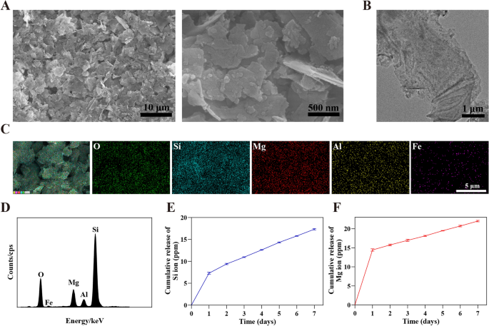 Two-dimensional nanovermiculite and polycaprolactone electrospun fibers  composite scaffolds promoting diabetic wound healing, Journal of  Nanobiotechnology