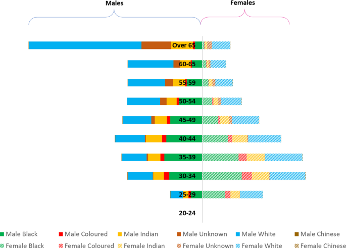 Age groups in South Africa