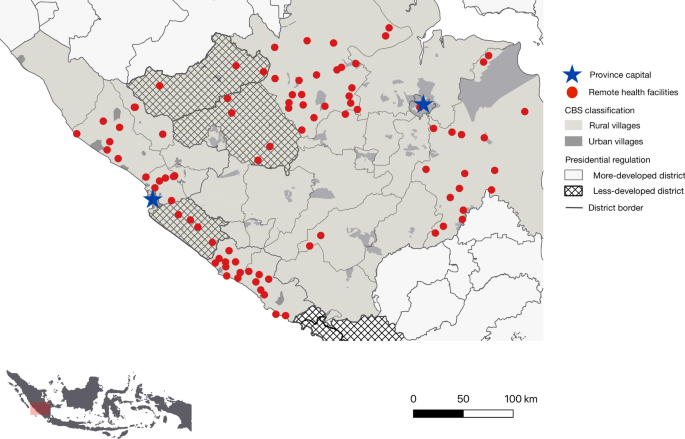 Urban population on Java Island, 2005. Source: CBS, 2005 [14].