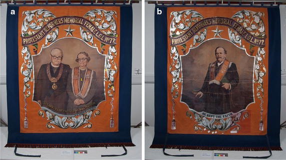 Breaking down banners: analytical approaches to determining the materials of painted banners