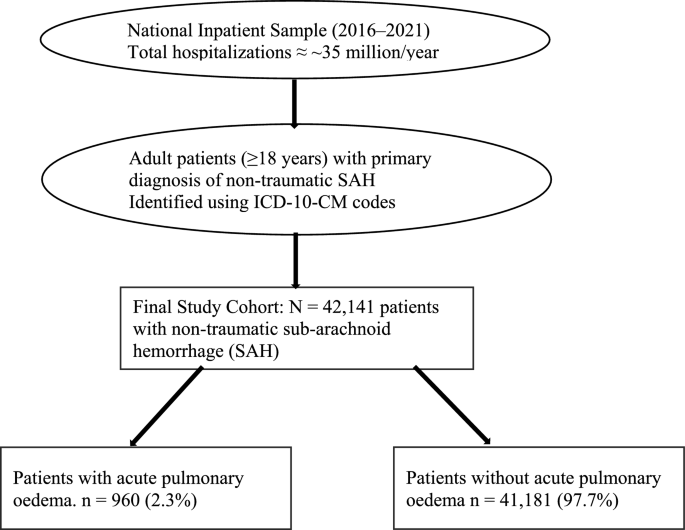 Acute pulmonary edema after subarachnoid hemorrhage: risk factors and  comorbidities—an analysis of a nationwide database from the United States |  Journal of Intensive Care