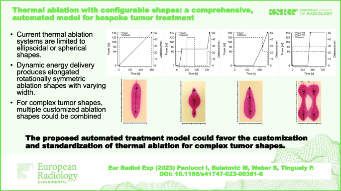Thermal ablation with configurable shapes: a comprehensive, automated model  for bespoke tumor treatment, European Radiology Experimental