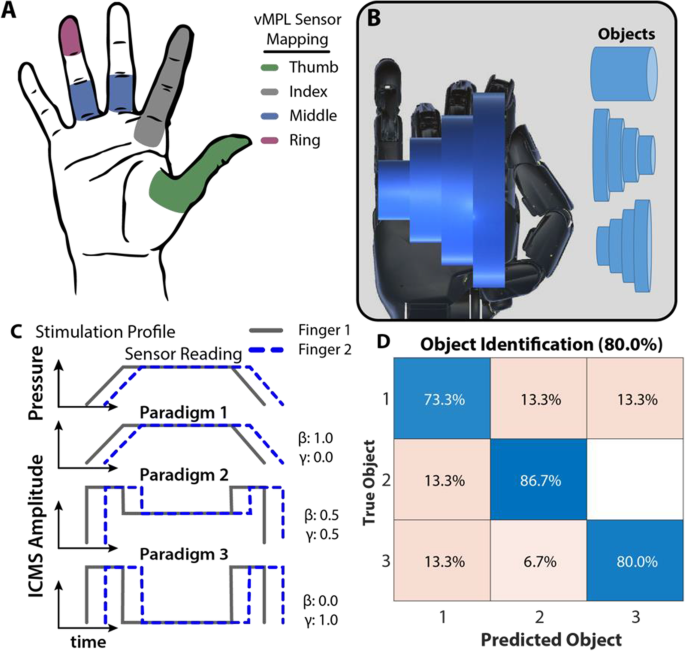 A brain-computer interface that evokes tactile sensations improves robotic  arm control