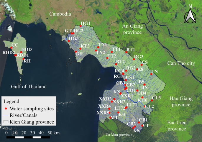 Major concerns of surface water quality in south-west coastal regions of  Vietnamese Mekong Delta | Sustainable Environment Research | Springer  Nature Link