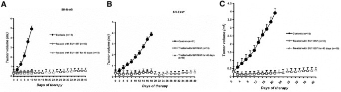 The Selective Class Iii V Receptor Tyrosine Kinase Inhibitor Su11657 Inhibits Tumor Growth And Angiogenesis In Experimental Neuroblastomas Grown In Mice Pediatric Research