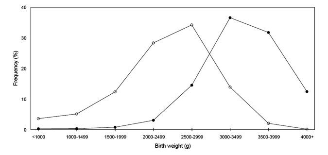 twins measuring small for gestational age
