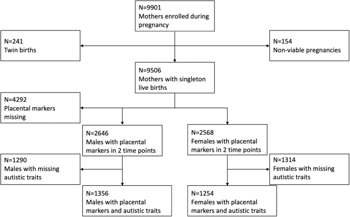 Sex differences in placenta-derived markers and later autistic traits ...