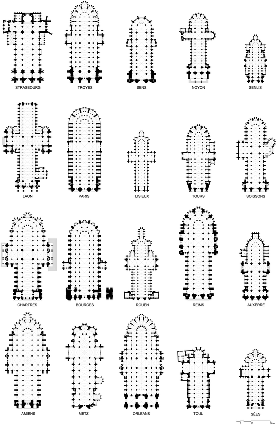 The Fractal Pattern Of The French Gothic Cathedrals
