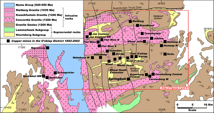 The O’okiep Copper District, Namaqualand, South Africa: a review of the ...