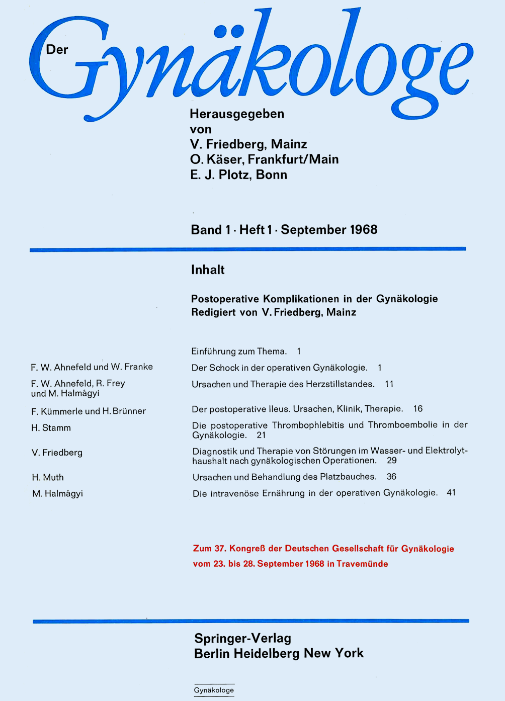 Der Gynäkologe Ausgewählte Beiträge Aus Den Letzten 50 - 