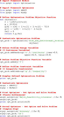 pyOpt: a Python-based object-oriented framework for nonlinear ...